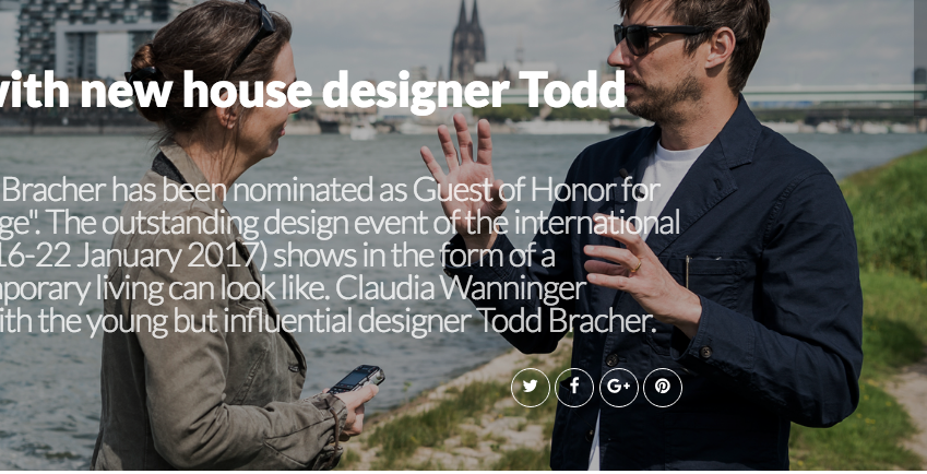 In Conversation with New House Designer Todd Bracher